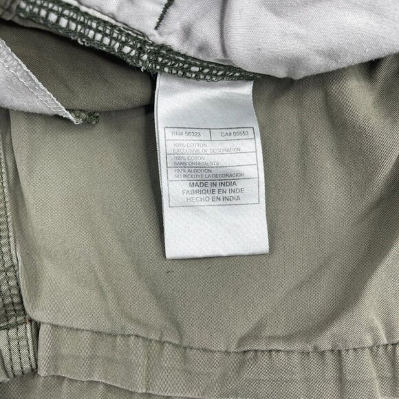 Vintage Nike Sportswear Cargo Shorts Mens Medium Green Distressed Drawstring - Picture 6 of 13